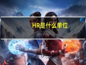 HR是什么单位