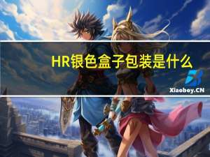 HR银色盒子包装是什么