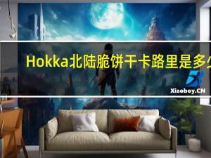 Hokka 北陆脆饼干卡路里是多少
