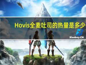 Hovis 全麦吐司的热量是多少