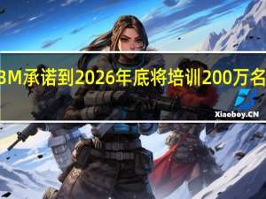 IBM承诺到2026年底将培训200万名AI人才