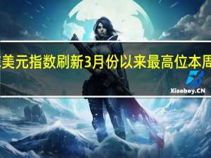 ICE美元指数刷新3月份以来最高位本周累涨超0.2%