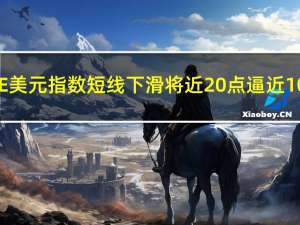 ICE美元指数短线下滑将近20点逼近106.80点使得日内整体涨幅收窄至不足0.2%