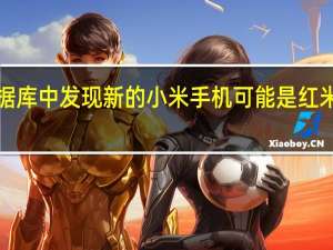 IMEI数据库中发现新的小米手机可能是红米Note13系列