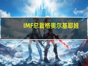 IMF总裁格奥尔基耶娃：乌克兰明年的财政需求将比我们最初预计的高出30亿美元