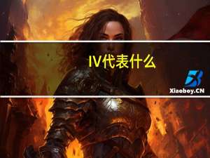 IV代表什么