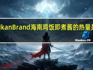 Ikan Brand 海南鸡饭即煮酱的热量是多少