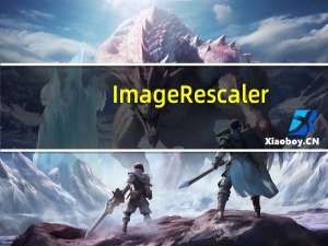 Image Rescaler(图像尺寸编辑器) V1.1 官方免费版（Image Rescaler(图像尺寸编辑器) V1.1 官方免费版功能简介）