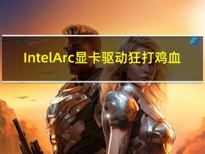 Intel Arc显卡驱动狂打鸡血：DX11游戏性能飙升最多119％