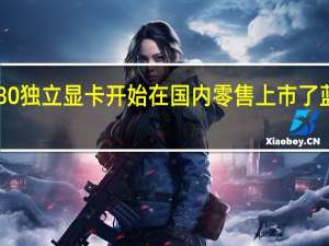 IntelArcA380独立显卡开始在国内零售上市了蓝戟的要价1299元