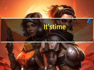 It’s time ____ get up