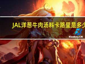 JAL 洋葱牛肉汤料卡路里是多少