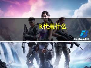 K代表什么