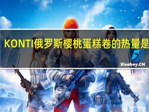 KONTI 俄罗斯樱桃蛋糕卷的热量是多少