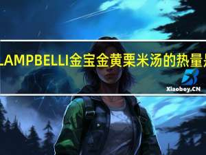 LAMPBELLI金宝 金黄栗米汤的热量是多少