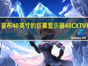 LG电子宣布48英寸的巨幕显示器48CX TV将在本月上市