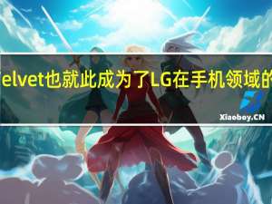 LGVelvet也就此成为了LG在手机领域的最后一舞