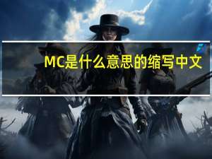 MC是什么意思的缩写中文（mc是什么意思的缩写）