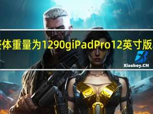 MacbookAir整体重量为1290giPadPro12英寸版本单机身重量为641g