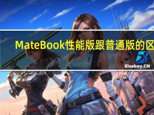 MateBook性能版跟普通版的区别