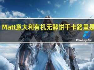 Matt 意大利有机无酵饼干卡路里是多少