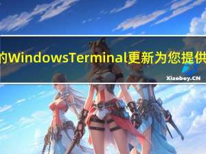Microsoft 此新的Windows Terminal更新为您提供了“更好的设置