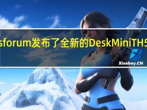Minisforum发布了全新的DeskMiniTH50迷你电脑