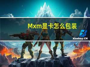 Mxm显卡怎么包装