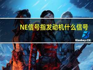NE信号指发动机什么信号