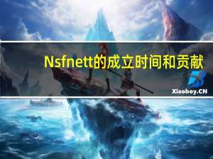 Nsfnett的成立时间和贡献