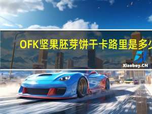 OFK  坚果胚芽饼干卡路里是多少