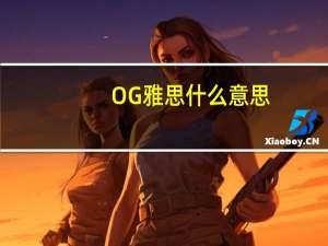 OG雅思什么意思