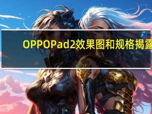 OPPO Pad 2效果图和规格揭露