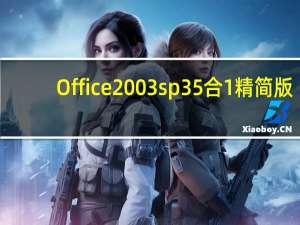 Office 2003 sp3 5合1 精简版（Office 2003 sp3 5合1 精简版功能简介）