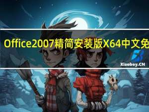 Office2007精简安装版 X64 中文免费版（Office2007精简安装版 X64 中文免费版功能简介）