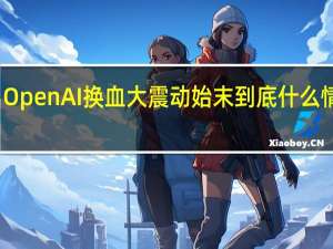OpenAI换血大震动始末 到底什么情况嘞