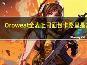 Oroweat 全麦吐司面包卡路里是多少