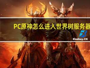 PC原神怎么进入世界树服务器