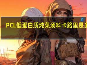 PCL 低蛋白质炖菜汤料卡路里是多少