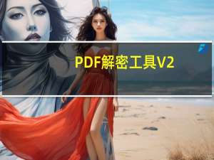 PDF解密工具 V2.0.0 绿色版（PDF解密工具 V2.0.0 绿色版功能简介）