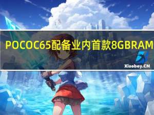 POCOC65配备业内首款8GBRAM规格