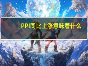 PPI同比上涨意味着什么