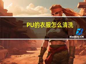 PU的衣服怎么清洗