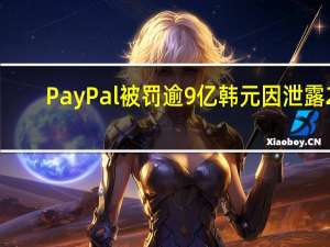 PayPal被罚逾9亿韩元因泄露2.3万名用户个人数据