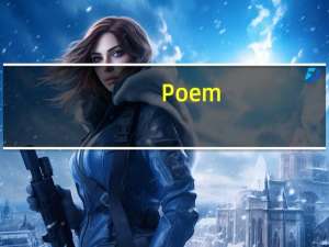 Poem/1 AI时钟将时间显示为一首诗