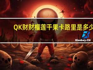 QK 财财 榴莲干果卡路里是多少