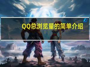 QQ总浏览量的简单介绍 - 抖音怎么实名认证 彩虹云商城首页模版
