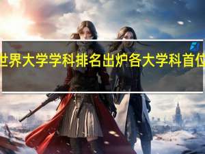 QS世界大学学科排名出炉 各大学科首位学府揭秘
