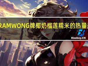 RAMWONG 牌椰奶榴莲糯米的热量是多少