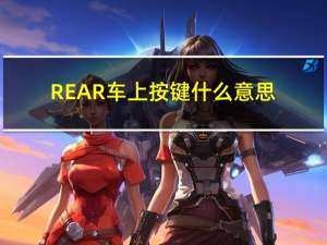 REAR车上按键什么意思（车里REAR的按键是什么意思）